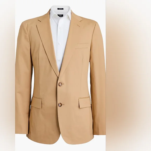 Slim-fit Thompson cotton blazer
